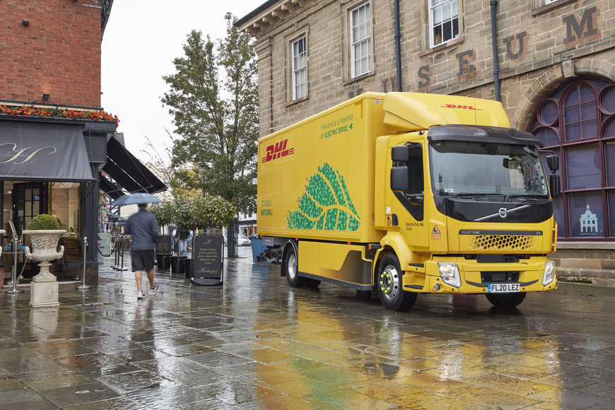 DHL och Volvo Lastvagnar inleder nytt samarbete kring nollutsläpp med order på upp till 44 ellastbilar
